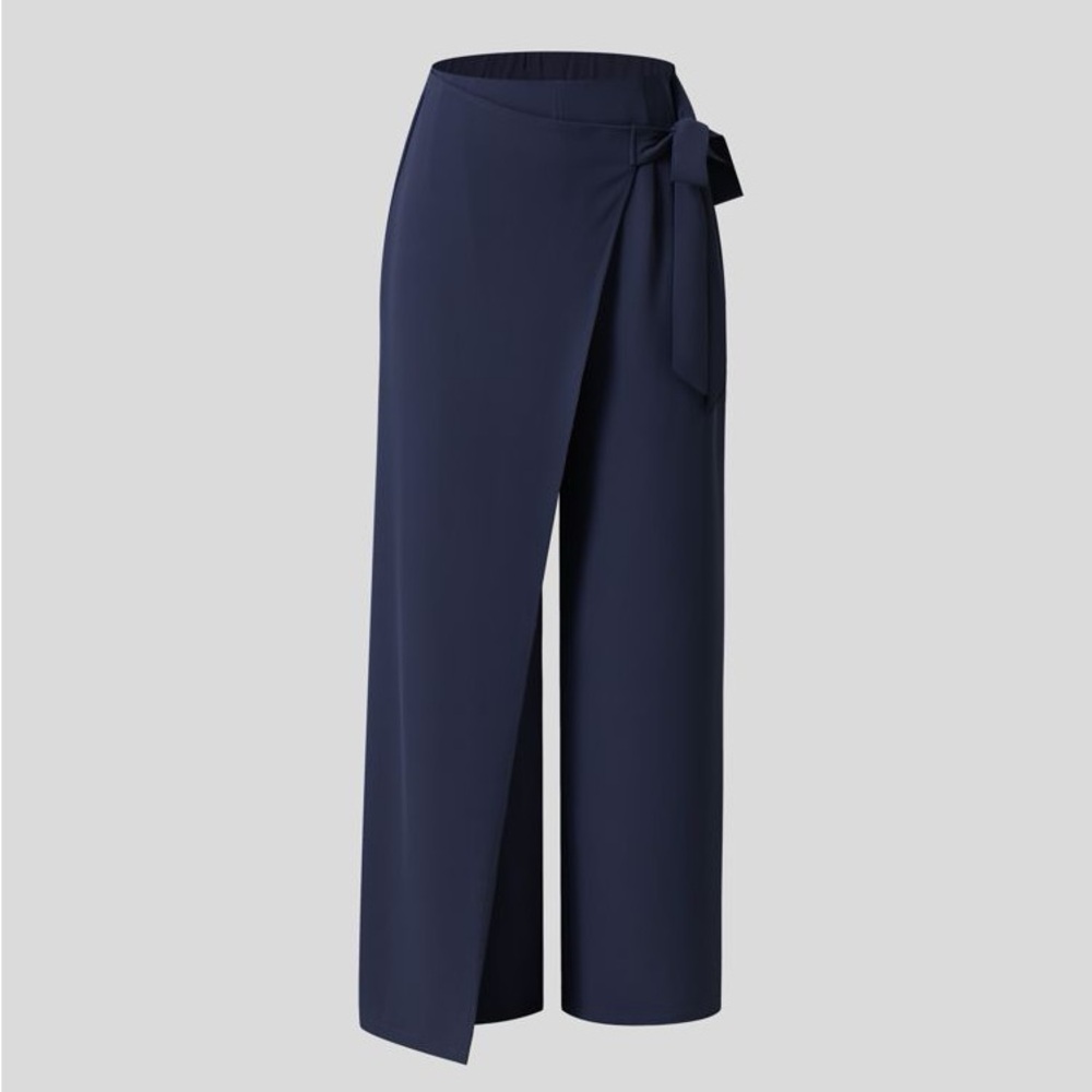 Halara Flex™ High Waisted Tie Side Wide Leg Work Pants Size Small